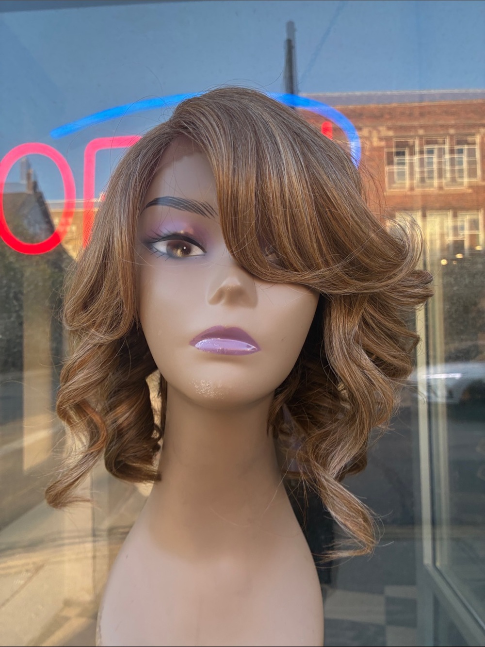 Golden blonde cut cut